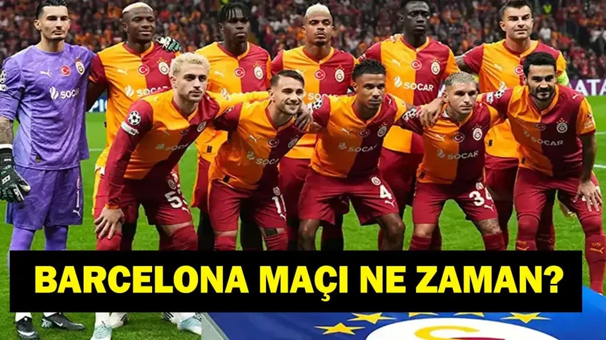 Şampiyonlar Ligi dev randevusu: Galatasaray Barcelona hangi kanalda, saat kaçta?